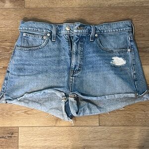 Madewell denim Distressed Women Shorts
